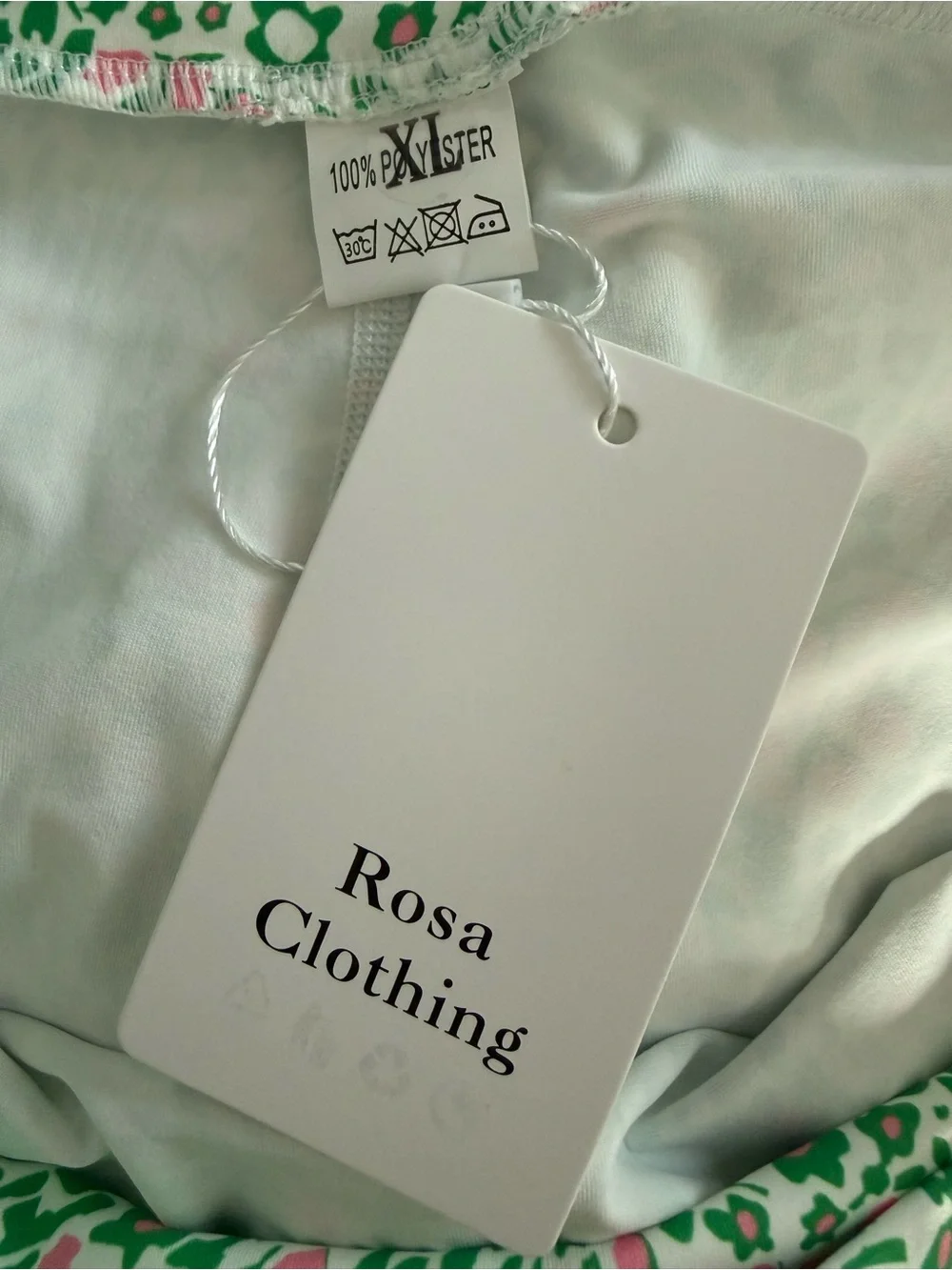 Rosa Clothing Floral Green and Pink Tennis Golf Active Skort NWT Size XL